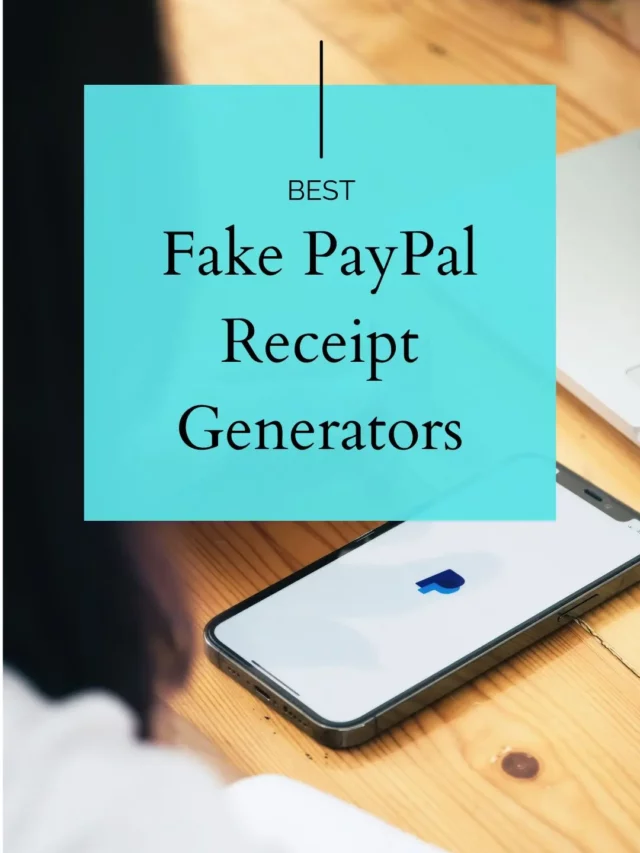 Best Fake PayPal Receipt Generators