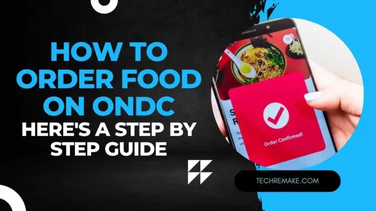 How To Order Food on ONDC